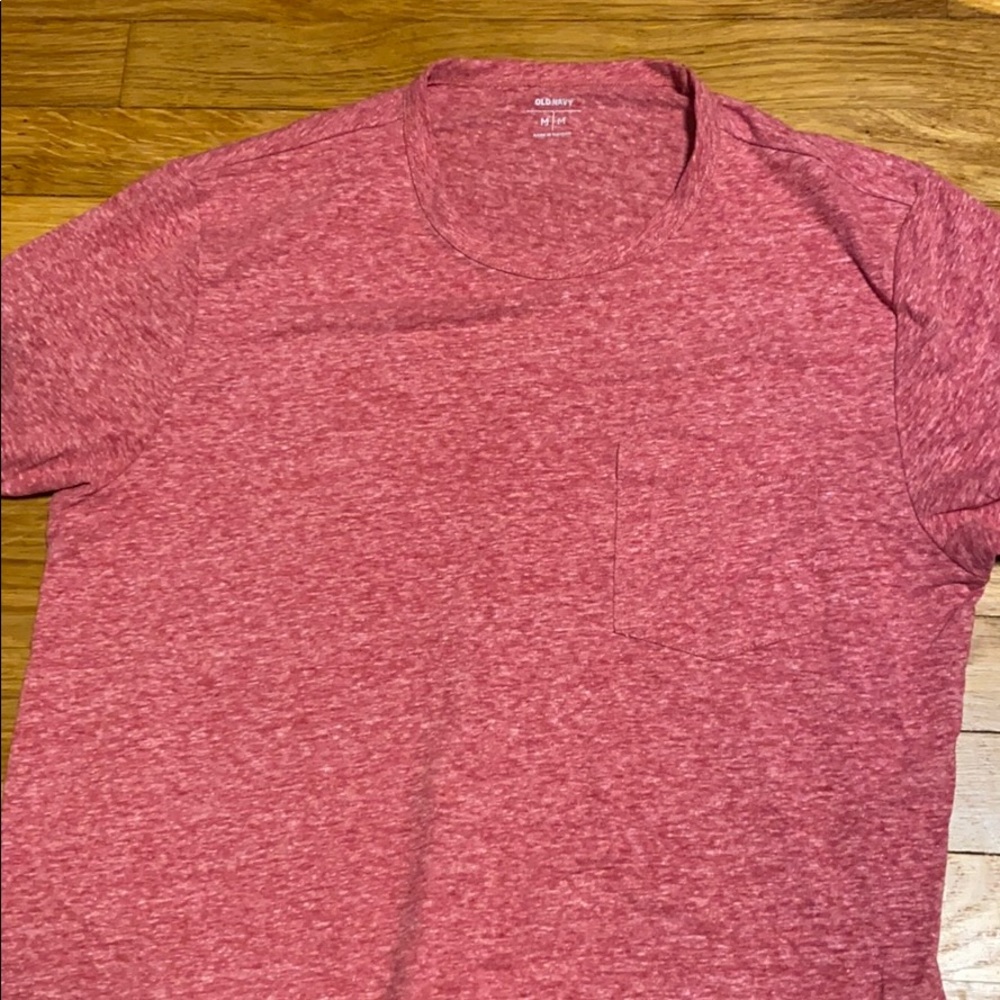 Salmon color old navy short sleeved shirt